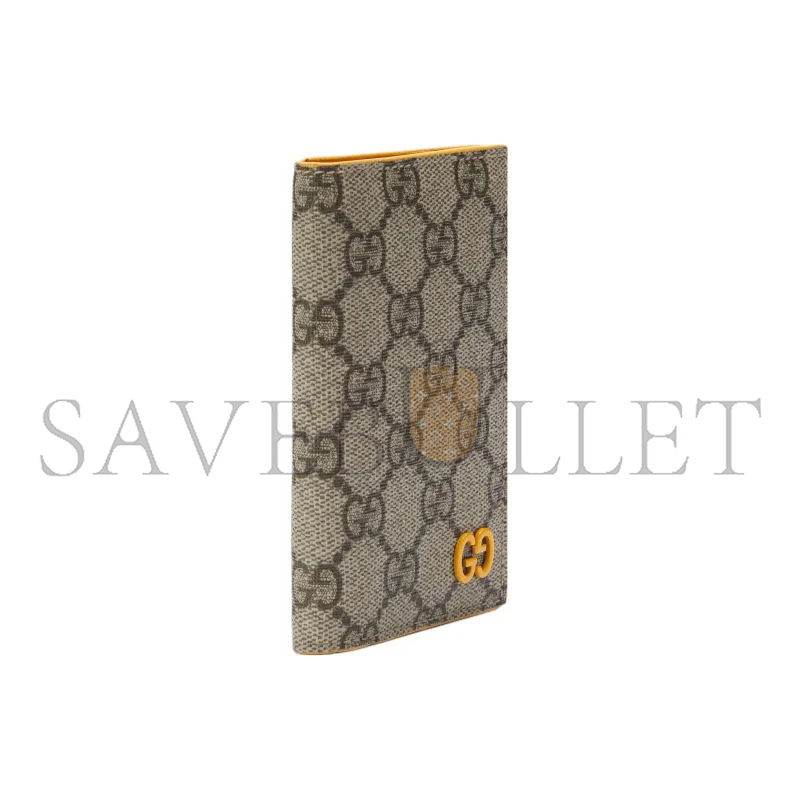 GUCCI YELLOW INTERIOR GG LONG CARD CASE 768249 (15*12cm)